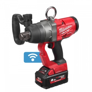 Cheie cu impact 1" Milwaukee M18 FUEL™ ONEFHIWF1-802X, cuplu 2400 Nm, livrata cu acumulatori, valiza