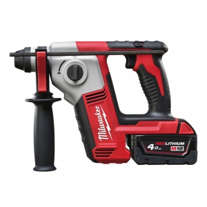 Ciocan rotopercutor SDS-Plus Milwaukee M18 BH-402C, 1.2 jouli, livrat cu acumulatori, valiza, 2 functii