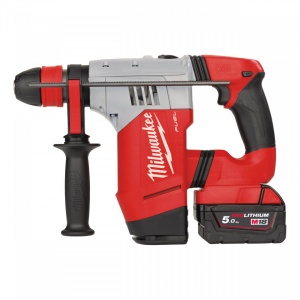 Ciocan SDS Plus Milwaukee FUEL M18CHPX-502X, 4,0 jouli, livrat cu acumulatori, cu valiza