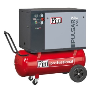 Compresor de aer silentios Fini Pulsar Evo MK102-100-2M, 100 l, 1.5 kW, 10 bar, 235 l/min