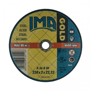 Disc taiat metal/inox IMA GOLD 230X2 mm, set 200 buc
