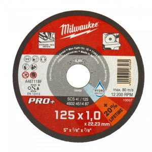 Disc taiat metal/inox Milwaukee PRO+ SCS 41 / 125