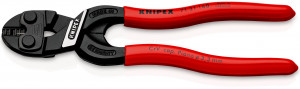 KNIPEX 71 31 160 SB CoBolt® S Tăietor compact pentru bolțuri cu degajare în muchia de tăiere acoperite cu plastic vopsit negru 160 mm (carton cu autoservire/în blister)