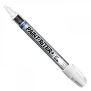 Marker cu vopsea lichidă, suprafețe uleioase HP, alb