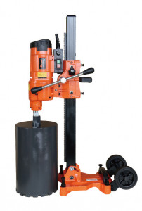 Masina de carotat industriala pt. beton armat si materiale dure Ø350mm, 4.88kW, stand reglabil la unghi inclus - CNO-CK-935/3BE