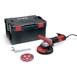 Masina de slefuit cu disc diamantat Flex LDE 16-8 125 R, Kit Turbo-Jet II, 504963, 125 mm, 1600 W, turatie variabila