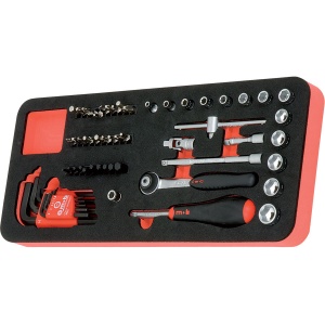 Modul OSC cu 60 capete tubulare si accesorii 1/4” SH - 60 scule