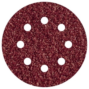 Set 25 foi abrazive Wolfcraft 2250100, prindere velcro, pentru lemn, D 125 mm