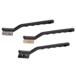 Set 3 perii de sarma Kreator KRT561102, din plastic, cu 3 randuri de fire de otel diferite