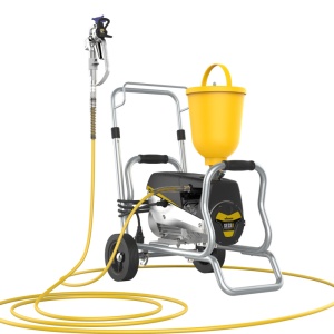 Wagner, Pompa cu membrana, SuperFinish 23 Plus Airless Enamel Spraypack – Cart version, debit material 2,6 l/min., duza max. 0.023″, motor electric 1,3 kW Wagner