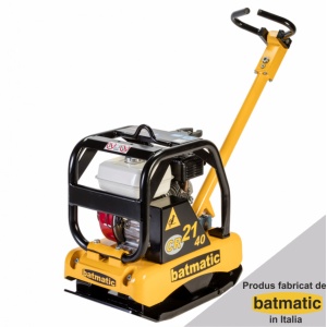 BATMATIC, Placa compactoare reversibila, CR2140, forta de compactare 21 kN, greutate utilaj 112 kg, motor benzina, 4.8 cp