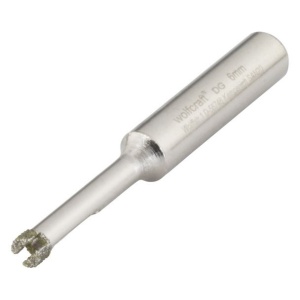 Burghiu diamantat "Ceramic" Wolfcraft 5916000, D 6 mm, lungime activa 30 mm