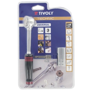 Cap tubular universal 3/8" cu pini 3/8"
