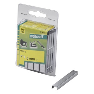 Capse plate Wolfcraft 7016000, tip 053, 6 mm, 4000 buc