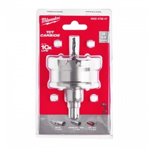 Carote oțel inoxidabil TCT 45 mm