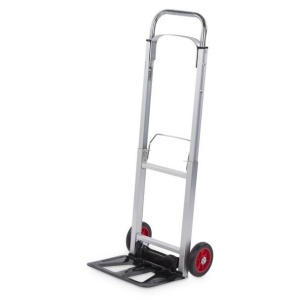 Carucior de transport cu 2 roti Kreator KRT670201, cadru si platforma de aluminiu, platforma 250 x 355 mm, sarcina max. 90 kg