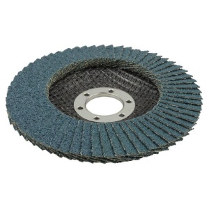 Disc lamelar Wolfcraft 5650000, granulatie 40, profil convex, zirconiu, 115X22.23 mm