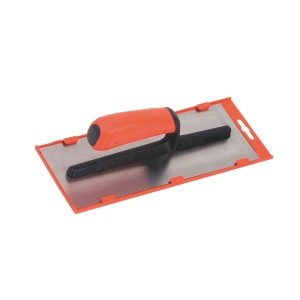 Gletiere INOX tesite cu montura din fibra de sticla, maner bimaterial - 280×120