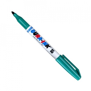 Marker permanent cu cerneală pentru marcaje fine, DURA-INK 15, verde
