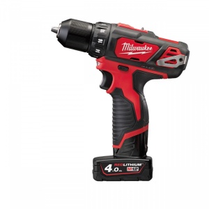 Masina de gaurit si insurubat cu acumulator Milwaukee M12 BDD-402C, 38 Nm, livrata cu acumulatori, valiza