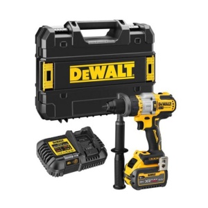 Masina de gaurit si insurubat cu percutie Dewalt DCD999T1, 18V, 112 Nm, cu 1 acumulator 6.0 Ah, cutie TSTAK