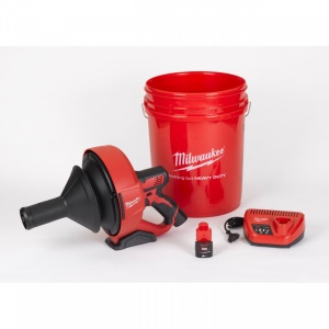 Mașină desfundat țevi sub-compactă cu spirală cu diametrul de 6 mm M12™ Milwaukee M12 BDC6-202C, alimentare Cu acumulator - echipat