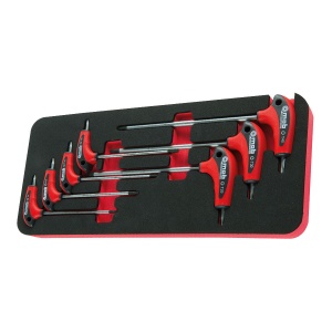 Modul OSC cu 7 chei locas TORX cu maner T - 260×160×50 TX9-TX40
