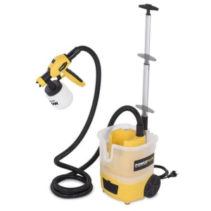 Pistol de vopsit electric Powerplus POWX358, 750 W, duza 2.6 mm, carucior transport