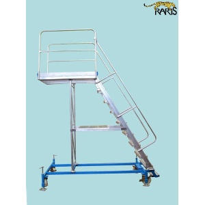 Platforma la 60 0 , mobila, baza otel, structura aluminiu, in consola, cu baza extinsa, tip PBS