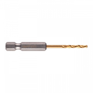 RED HEX - Burghie SHOCKWAVE™ HSS-Ground Titan pentru metal Milwaukee (Lungime totală (mm): 62, Lungime activă (mm): 19, Ø (mm): 2.5)