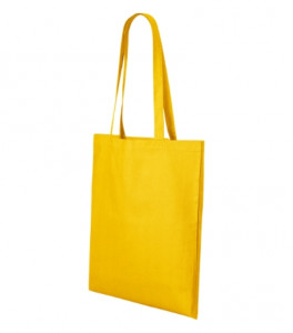 Sacoşă de cumpărături unisex galben, 195 g/m²