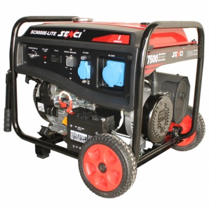 SENCI, Generator curent SC-9000 E-LITE, Putere max. 7.5 kW, 230V, AVR, motor benzina