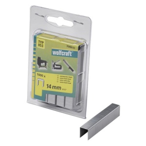Set 1000 capse plate Wolfcraft 7046000, tip 053, 14 mm, blister dublu