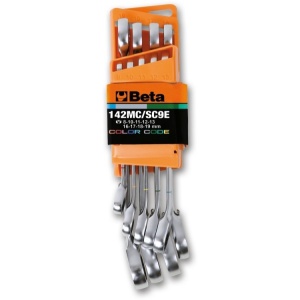 Set chei combinate cu clichet, colorate, 8-19mm, 9 piese 142MC/SC9I