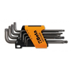Set de 8 chei imbus în L, cu cap sferic, pentru șuruburi cu cap Torx 97BTX/SC8