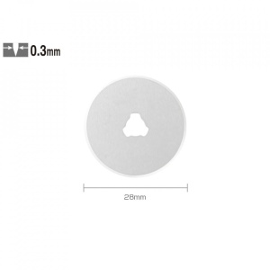 Set RB28-10 - lame japoneze rotunde de 28 mm, 10 bucati, Olfa