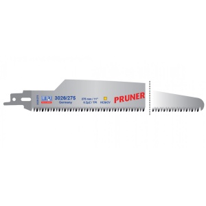 3026/275 Panza HCS/CV pentru fierastrau sabie pentru gradinarit / 2 bucati, DIM 275 x 34 x 1.6 mm