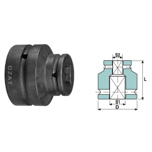 Adaptor de impact mama-mama 2.1/2" 2 1/2"