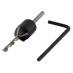 Burghiu pentru gaurire preliminara cu zencuitor Wolfcraft 2498000, D 3.2 - 12 mm, burghiu D 3.2 mm