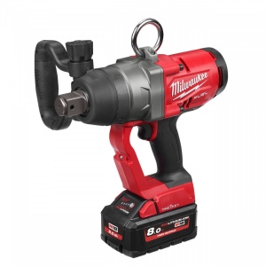 Cheie cu impact 1" Milwaukee M18 FUEL™ ONEFHIWF1-802X, cuplu 2400 Nm, livrata cu acumulatori, valiza