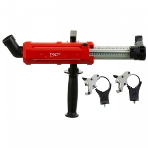 DE16 - Extractor universal pentru aspirator. Milwaukee [ Unitate DE16, 1 x mâner lateral și 3 x conectori - permit montarea pe mașini de găurit cu ⌀ gât (zona angrenare) 43-59 mm, 2 x duze găurire (49902301) ]