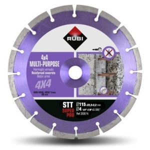 Disc diamantat multi-uz 115mm, STT 125 SuperPro - RUBI-30974