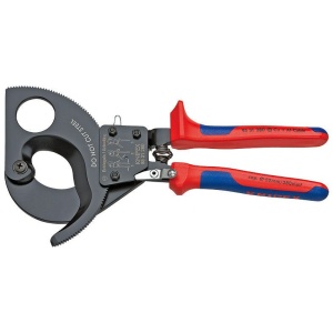 Foarfeca cu clichet pentru cabluri, KNIPEX, 280 mm