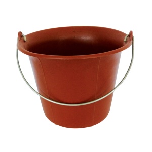 Galeti constructor din PVC rosu, cu maner - 11L (6,3)