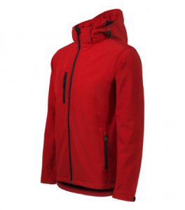 Jachetă softshell pentru bărbaţi roşu, 300 g/m²