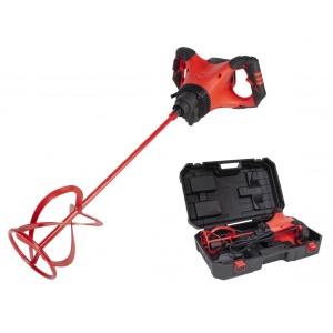Mixer / amestecator pt. adezivi / mortar 1800W, Profesional, RUBIMIX-9 SUPERTORQUE 230V 50-60 Hz. cu valiza de transport - RUBI-26974