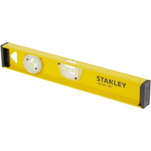 Nivela cu bula reglabila 180° Stanley 1-42-919, I- BEAM, 40 cm, 2 fiole
