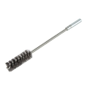 Perie cilindrica din otel Wolfcraft 2127000, D 20 mm, grosime sarma 55 mm, lungime 200 mm, tija rotunda D 8 mm
