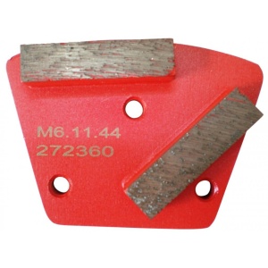 Placa cu segmenti diamantati pt. slefuire pardoseli - segment mediu (rosu) - # 80 - prindere M6 - DXDH.8506.11.45
