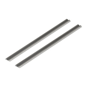 Set 2 cutite pentru rindea Wolfcraft 4110000, cu carburi metalice, dimensiuni 75.5x1.1x5.5 mm